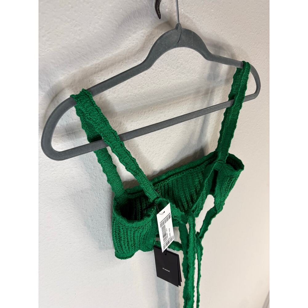 ALANUI Palm Springs Crochet Bralette Top Festival Boho Vacation Resortwear L - Picture 9 of 11